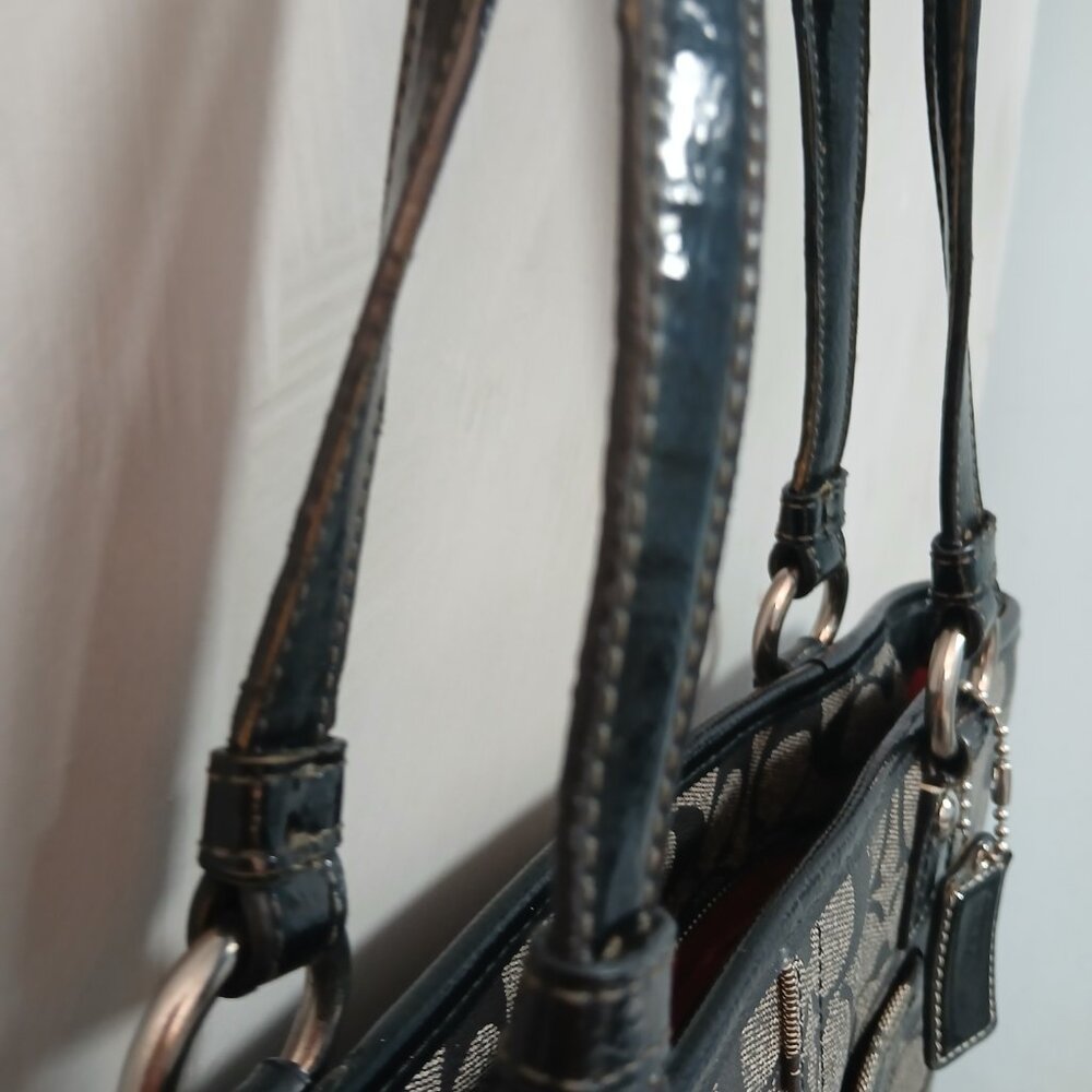 Coach Monogram Tote - Picture 8 of 11